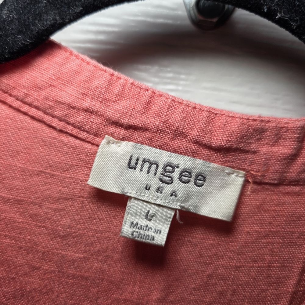 Umgee Coral Crewneck Dress - Picture 2 of 3